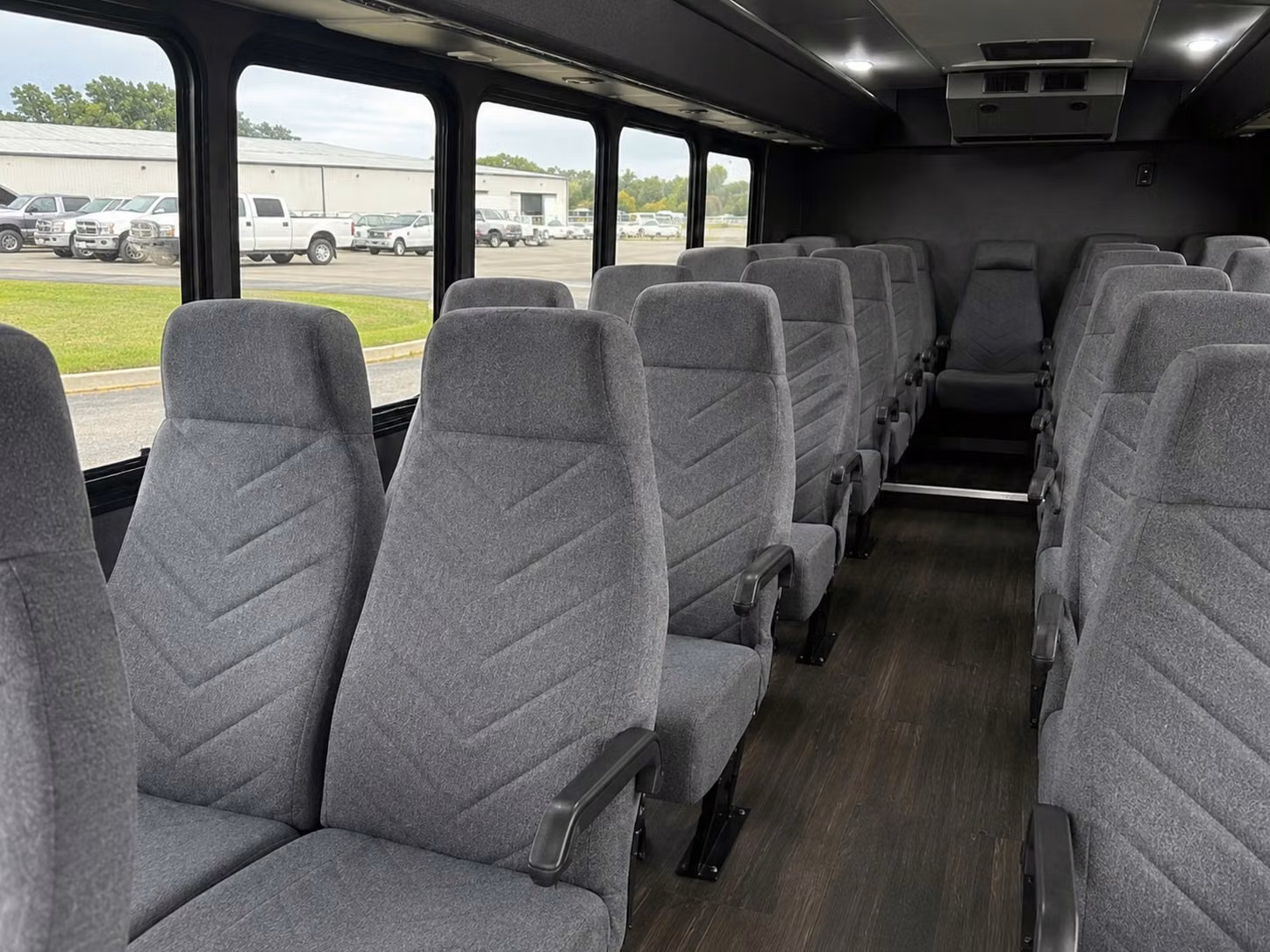 15 passenger minibus interior