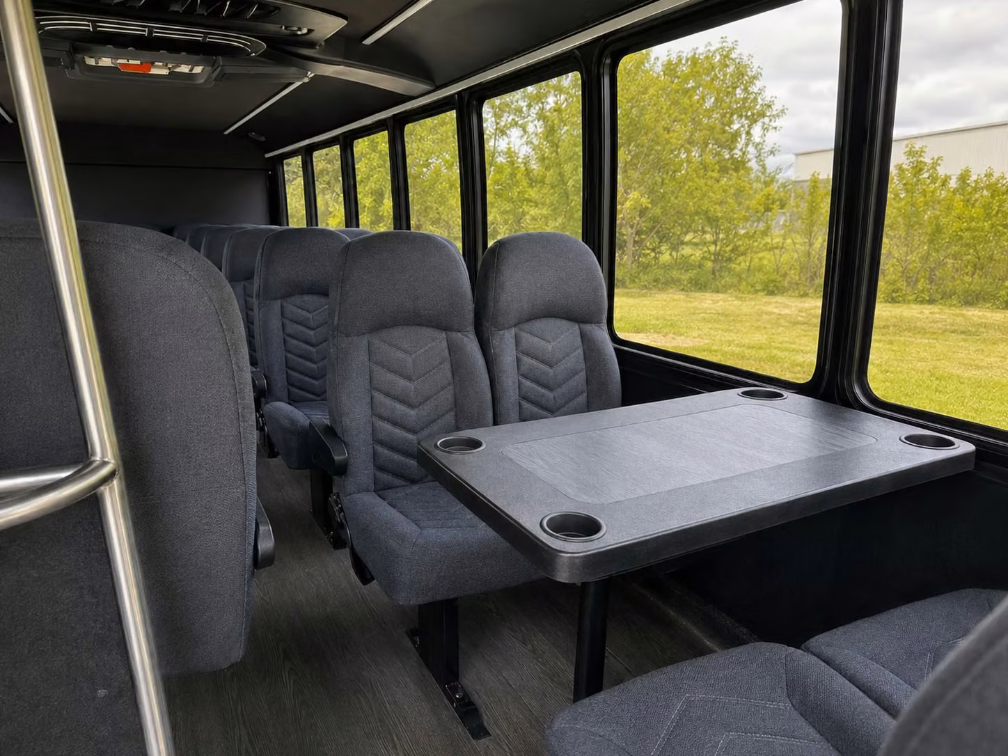 20 passenger minibus interior