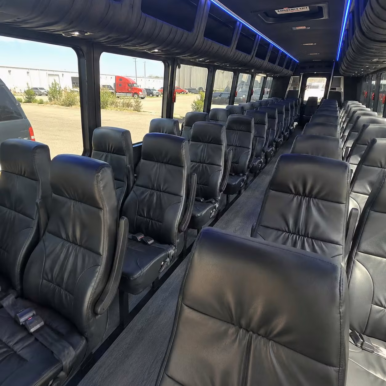 25 passenger minibus inside