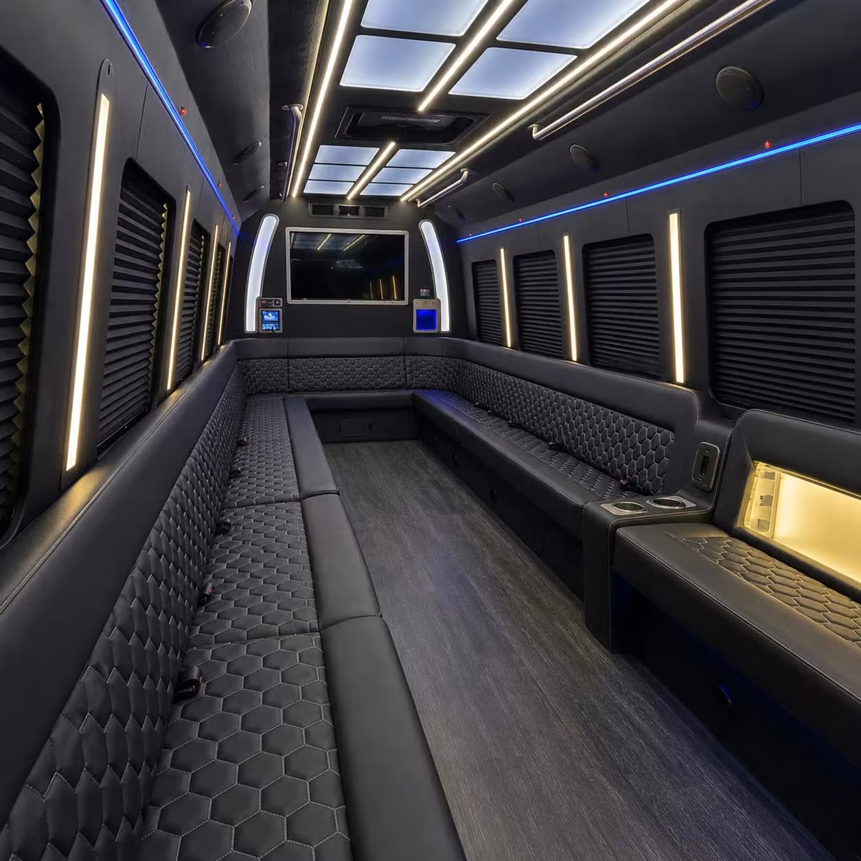 compare party buses and charter buses for stadium concert runs from new haven