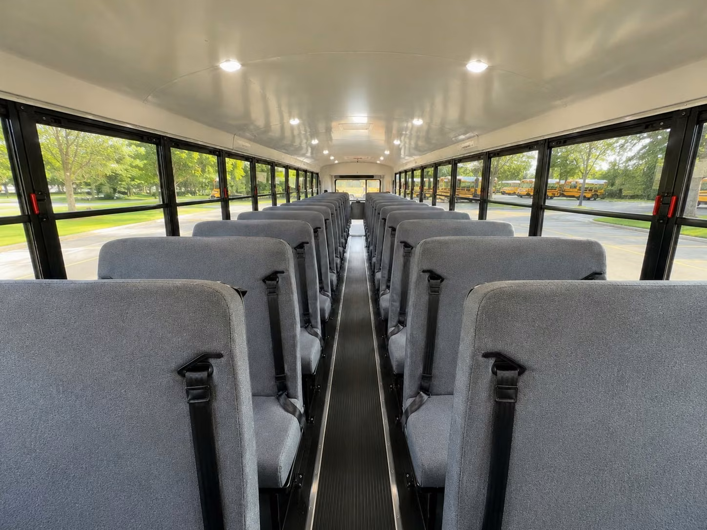 school bus interior