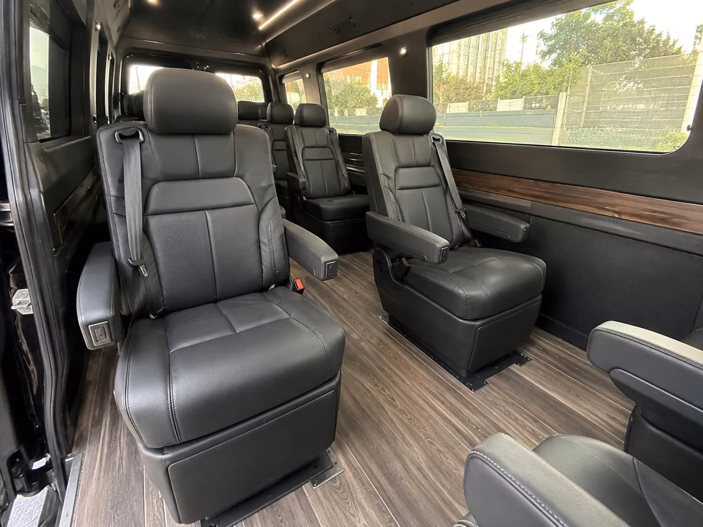 sprinter van with driver interior